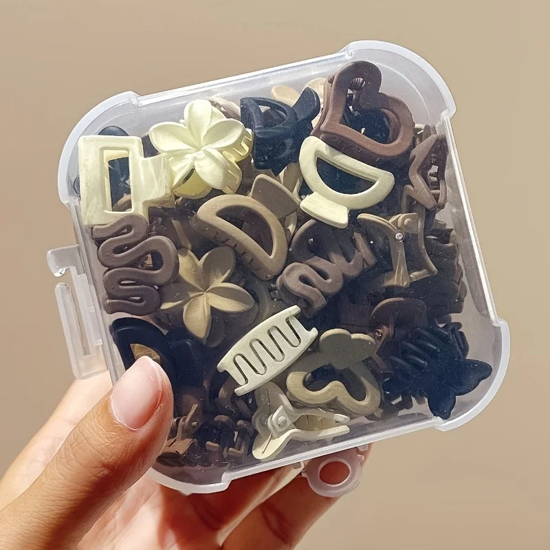 Beige Chic Hair Clip Set